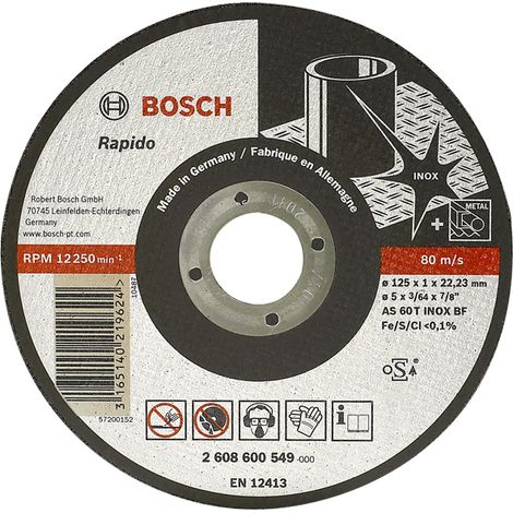 BOSCH TARCZA DO METALU 230mm x 2,0mm x 22mm EXPERT FOR INOX RAPIDO