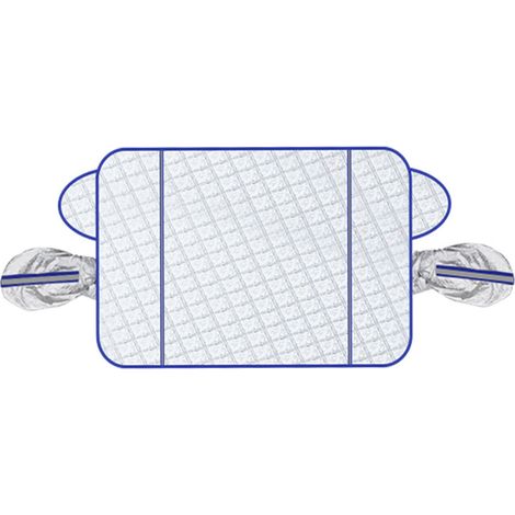 BRAVIX Pare-Brise Couverture de Voiture Imperméable Repliable avec Magnétiques Protection pour Pare-Soleil Anti Givre Pare-Brise Avant pour Voiture Anti UV Pluie et Neige 145105cm