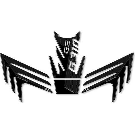 KIT 3 PROTEZIONI SERBATOIO in resina gel compatibili per MOTO BMW serie G310 GS (1/4)