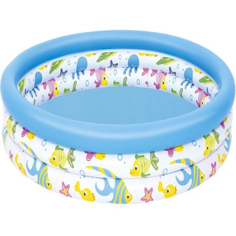 pataugeoire gonflable, pataugeoire pour enfants, pataugeoire multicolore (1/5)