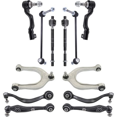KIT BRACCIO OSCILLANTE 12 PEZZI COMPATIBILE CON BMW X5 (G05, F95) xDrive 25 d 08.2019 - / Kit Sospensione Completo OE/OEM / Bracci Oscillanti + Testine Sterzo / Sostituzione Diretta OEM