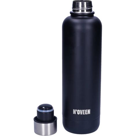 Bouteille isotherme TB410 de 500 ml, finition noire mate, en acier inoxydable INOX SS304 (1/5)