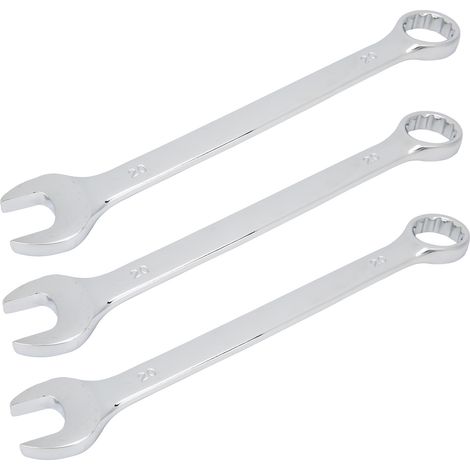 Clé à cliquet double tête en acier chrome-vanadium, lot de 10, ouverture de 20 mm (1/5)