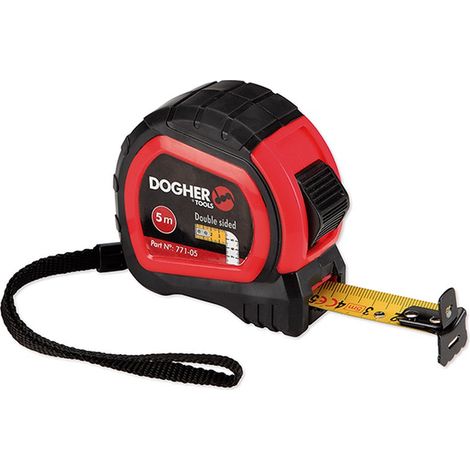 Flexómetro prof. ambas caras 5m DOGHER 771-05
