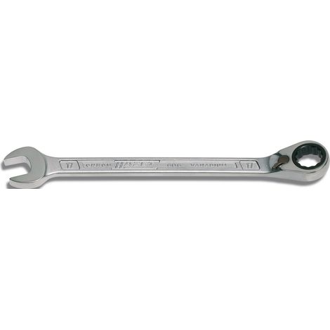 Chiave a bussola a cricchetto 606 SW 10mm L.154,5mm con commutazione, anelli di 15 gradi
