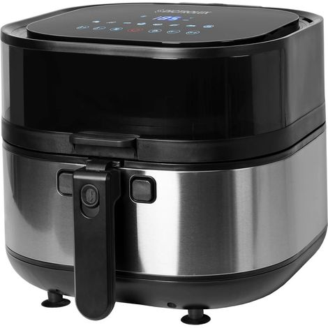 Trade Shop - 7,25 Vatios Aire Fryer 1800 Vatios Horno Con Pantalla Lcd De Luz Integrada Con Teclas Táctiles -