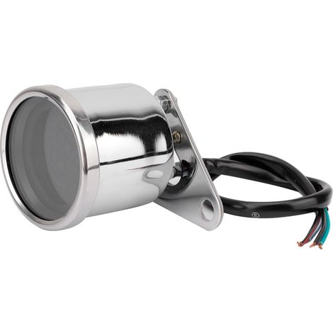 Compteur LCD moto Tachymètre Odomètre Vitesse 0-199km/h Électro-argenté (1/5)
