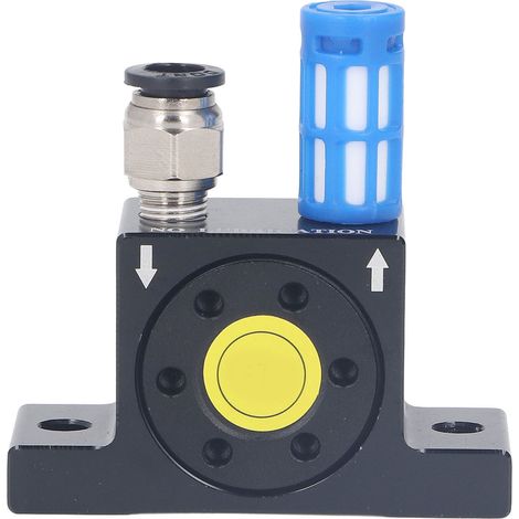 Vibreur pneumatique à turbine G1/8, oscillateur à air haute vitesse pour industrie, moteur vibrant compact, outil de vibration robuste, équipement de secousse fiable. (1/5)