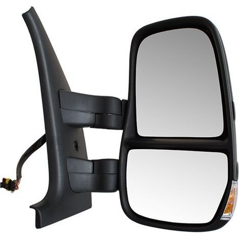Rétroviseur extérieur électrique droit Iveco Daily 06-14 – Bras court – Chauffage intégré – Remplacement neuf sans capteur