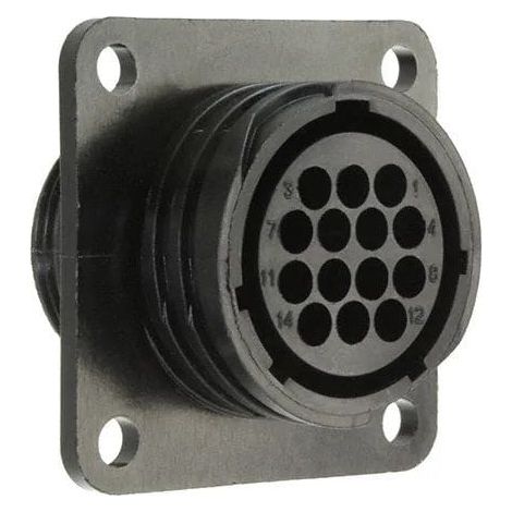 Connettore CPC maschio porta femmina 14 vie da pannello