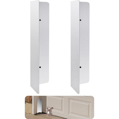 Protection d'étanchéité pour porte de garage en acier inoxydable joint d'étanchéité pour porte de garage anti-serpents et rongeurs, adapté aux portes de garage standard (1/5)