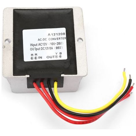 AC12V to DC12V Large Aluminum Shell AC DC Converter Power Supply Module Adapter (8A) (1/5)