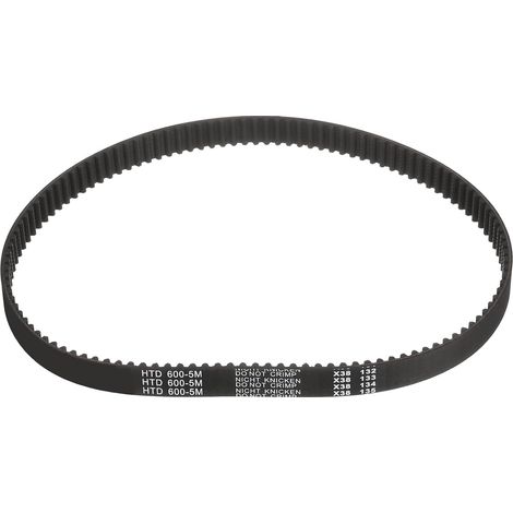 HTD-5M Rubber Timing Belt, 120 Tooth Closed Loop Synchronous Drive Belts for 3D Printer Pulleys, 600x15x3.6mm (Length x Width x Height) (1/5)