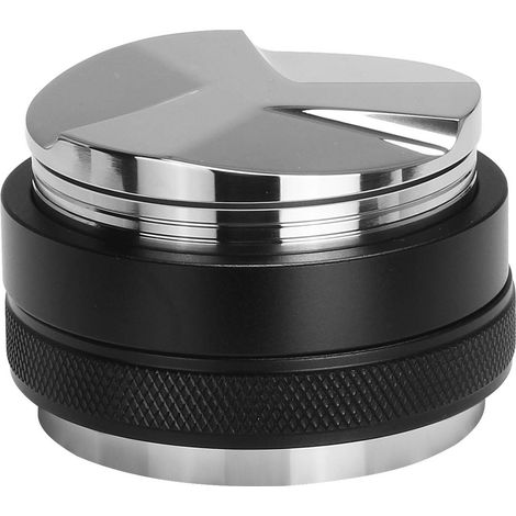 58-mm-Kaffeedosierer mit integriertem Stößel, Doppeldosierer, tragbarem Filter und einstellbarer Tiefe – professioneller Espresso-Stößel
