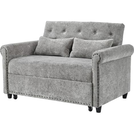 divano poltrona 170x98 trasformabile 3 in 1 grigio OKMYHOME (1/5)