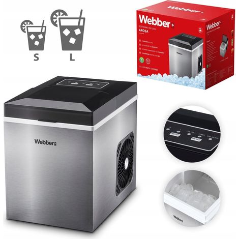 Macchina per il ghiaccio domestico a cubetti e tritato capacita 10 kg