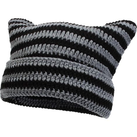 Bonnet d'hiver chaud et doux pour femme - Bonnet confortable sans bord pour les journées froides (1/5)