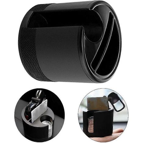 Étui de rangement pour lunettes de soleil de voiture, porte-clés/porte-monnaie/porte-sacoches pour tableau de bord (1/4)