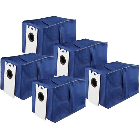 Confezione da 10 sacchetti di ricambio per raccolta polvere per robot aspirapolvere bObsweep RC400 Ultra-Vision, sistema di svuotamento automatico, grande capacità di 4,6 litri (1/4)