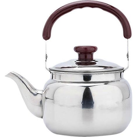 Bouilloire électrique en acier inoxydable de 500 ml avec sifflet, grande capacité. (1/5)