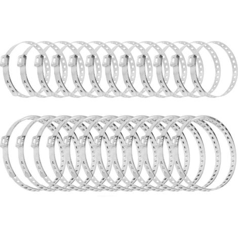 26 Colliers de serrage, 7 mm longueur, collier court à oreille, pour soufflets d'essieu, véhicule courant (1/5)