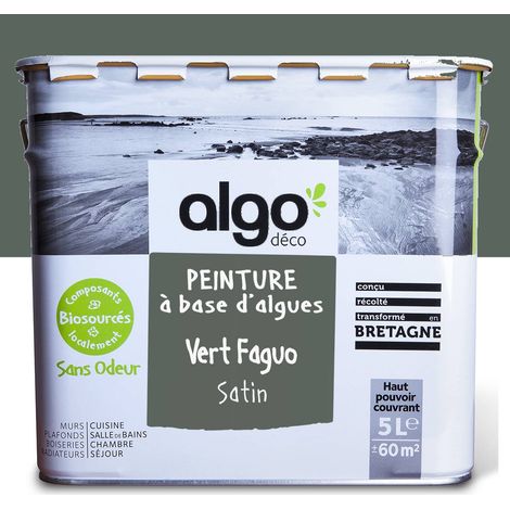 Peinture écologique Algo - Velours - Vert Faguo FA - 5L