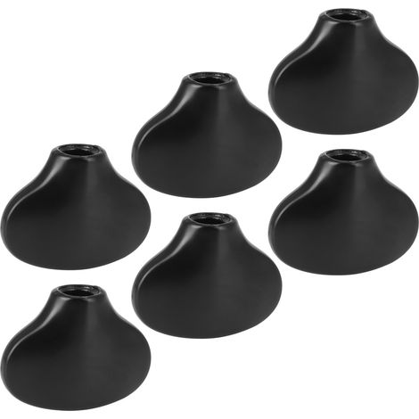 Capuchon de mécanique pour ukulélé, bouton de réglage en forme de petite queue de poisson, noir pour guitare (1/5)