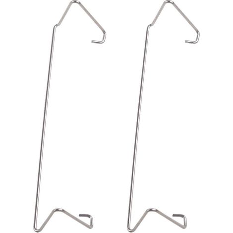 Clips de fixation pour ventilateur de processeur d'ordinateur, attache en fil d'acier inoxydable, boucle de 9 cm, crochet vertical