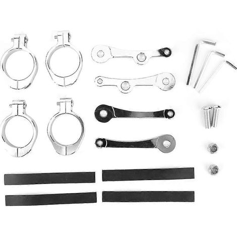 Support de phare de moto de 1,5 à 1,6 pouce, fixation pour phare/clignotant sur tube de fourche, compatible Yamaha (1/5)
