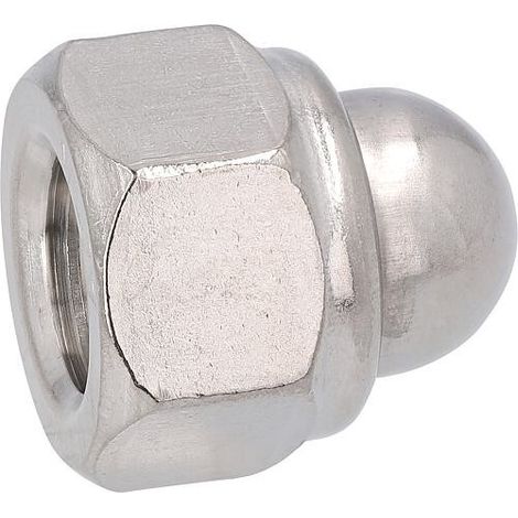 Écrous hexagonaux à chapeau, autobloquants DIN 986 A2 M 4 conditionnement : 200