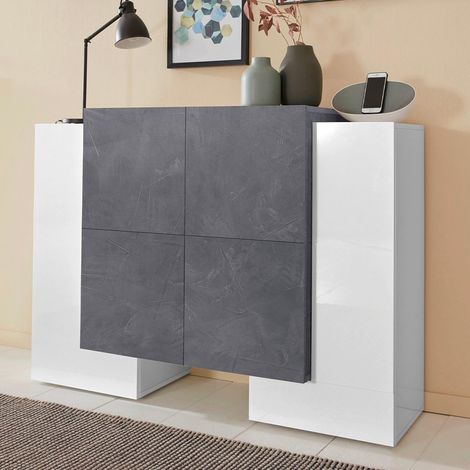 Buffet de salon et cuisine 6 portes design moderne Pillon Vaux Ardesia (1/5)
