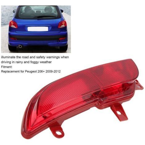 Hochtemperatur-Nebelschlussleuchte rechts, kompatibel mit Peugeot 206 Plus 2009-2012 (1/3)
