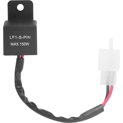 12V 150W 2-poliges LED-Blinkerrelais mit Kabel für Motorradblinker (1/5)