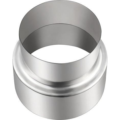 Stove Pipe Reduction Duct Connection Stainless Steel Chimney Pipe Connector Diameter 110 mm to 100 mm 110 mm to 100 mm (1/5)