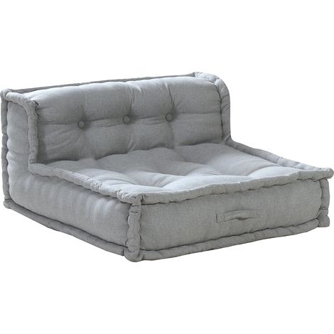 Poltrona in tessuto grigio - DIROLA (1/3)