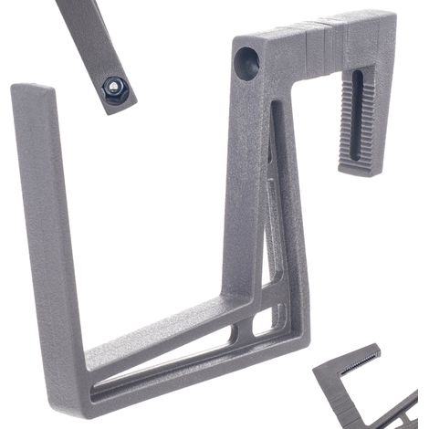 KADAX Soporte para macetas, caja para balcón, gancho ajustable para macetas (1/5)