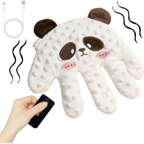 Paume Apaisante Pour Bébé - Fonction Tapotement Électrique - Anti Réflexe De Sursaut - Coussin Multifonctionnel En Coton - 1 Pièce (1/4)