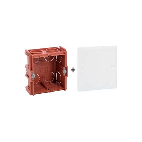 Legrand Batibox - Bou00eete u00e0 sceller P.40 + Couvercle universel 80 x 80 Ru00e9f : 080141+089281 (1/3)