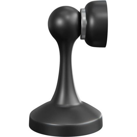 Amig – Magnetischer Türstopper, Boden- oder Wandmontage, starker Magnet, einfache Montage, Schrauben inklusive, Edelstahl, Ø 55 x 85 mm (1/5)