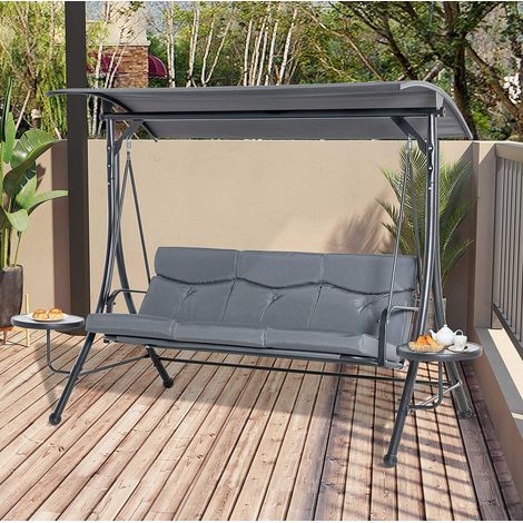 divano seduta 271x125x177 con tettuccio tavolini OKMYHOME (1/3)