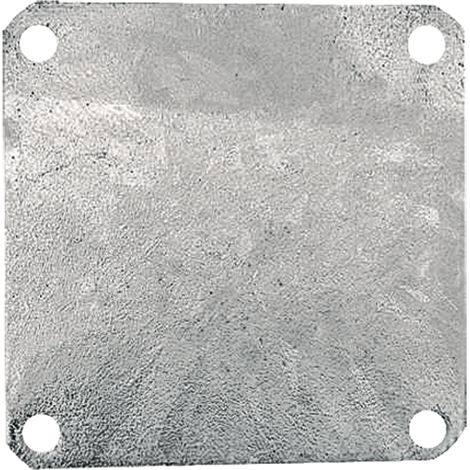 Tappo flangiato 4" 5" 6" fi 13 mm in acciaio zincato per autocisterne 0200586