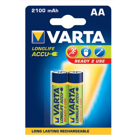 ACCU VARTA LR06 1.2V-2100MAH NI-MH 2X POUR TV AUDIO TELEPHONIE - 56706101402