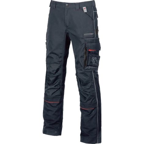 Upower DRIFT colore DEEP BLUE pantalone da lavoro multi tasca laterale con toppe di rinforzo - Taglia: 54 (1/2)