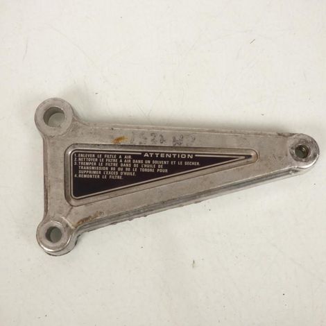 [PRODUIT D'OCCASION] Platine repose pied passager gauche pour moto Honda 125 Cb Custom (1/2)