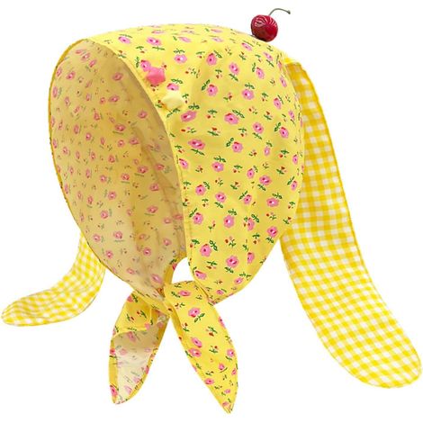 Cache-cheveux en coton imprimé floral pour tenues décontractées à thème fête à thème (1/5)