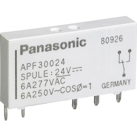 Panasonic APF30324 Printrelais 24 V/DC 6 A 1 Wechsler 1 St.