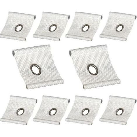 10 Œillets de Passepoil Universels,Crochets pour Auvent,œillets de Canal pour Auvents de Caravane,Pièces et Accessoires pour Camping-Car,pour Rail de Fixation de Toit 5/6 mm – 7/8 mm (1/5)