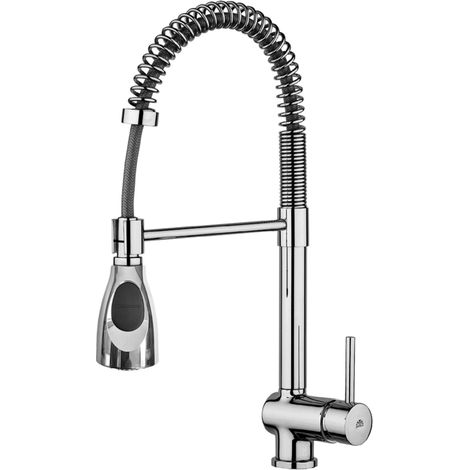 Miscelatore monocomando per lavello con canna orientabile Stick SK177CR  Cromato - Ottone