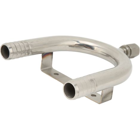 Anneau de ventilation de siphon de 19,6 mm, en acier inoxydable 316, poli et antirouille, adapté aux bateaux, yachts et camping-cars. (1/5)