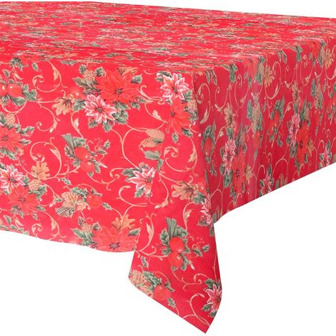 Nappe de noel antitache 180x130 cm